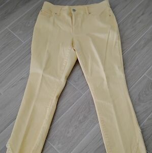INC Yellow Jeans